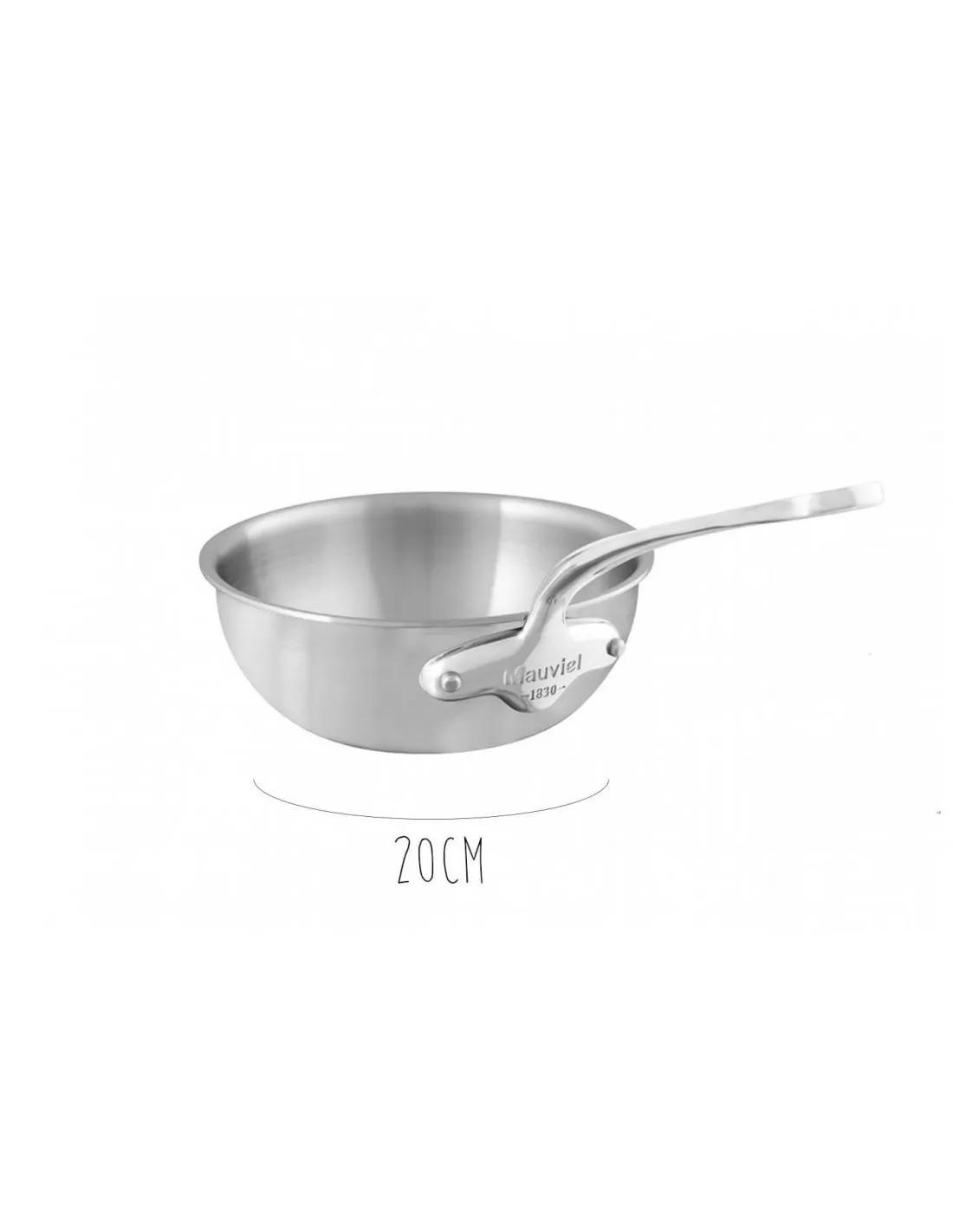 Sauteuse inox 18/10 Mauviel M'Urban - évasée bombée