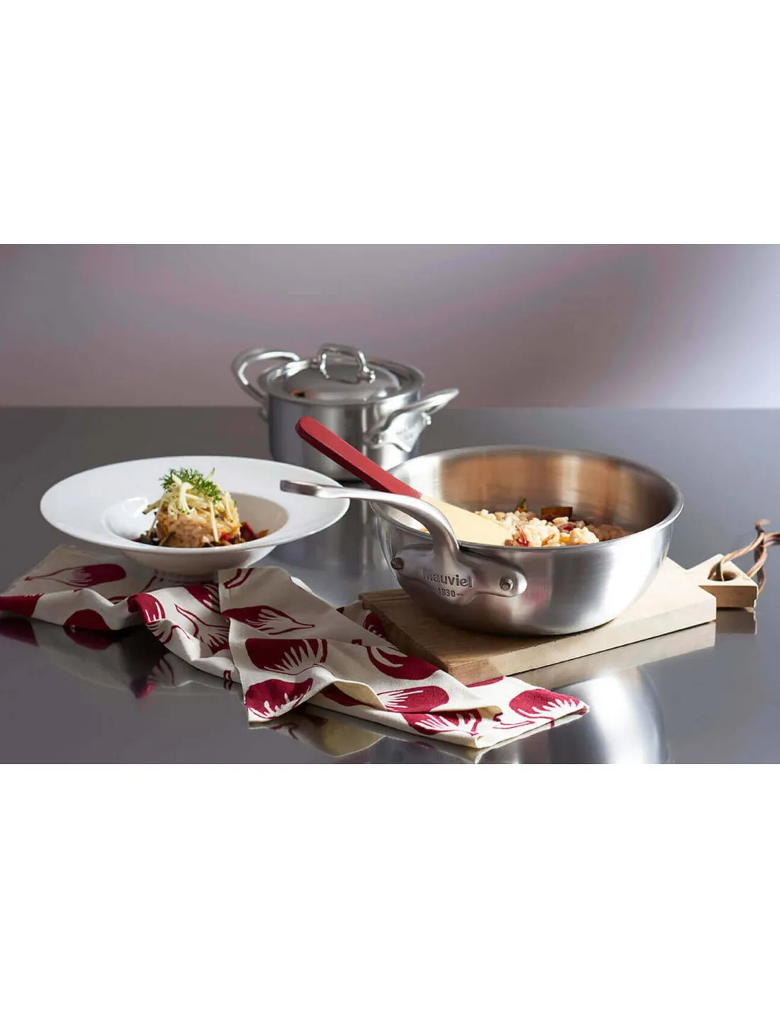 Sauteuse inox 18/10 Mauviel M'Urban - évasée bombée